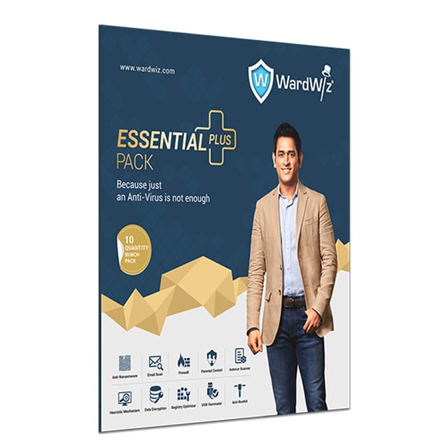 WardWiz Essential Plus - Digital Security Software 1 user 1 year validity Flash Sales Pre-Booking