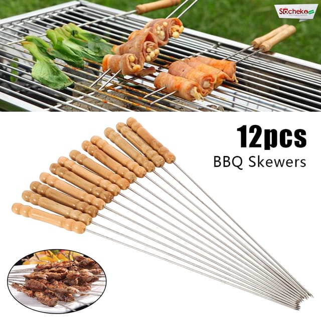 Barbecue Skewers, Meccion 12Pcs