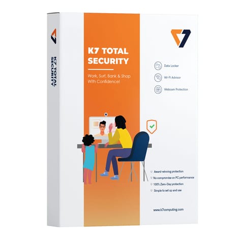 K7 Total Security 3PC 1Year [Antivirus Software]