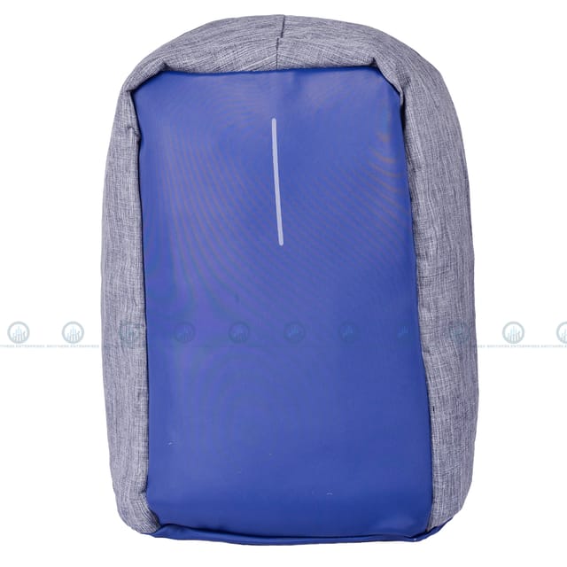 new grey antitheft laptop backpack with usb port