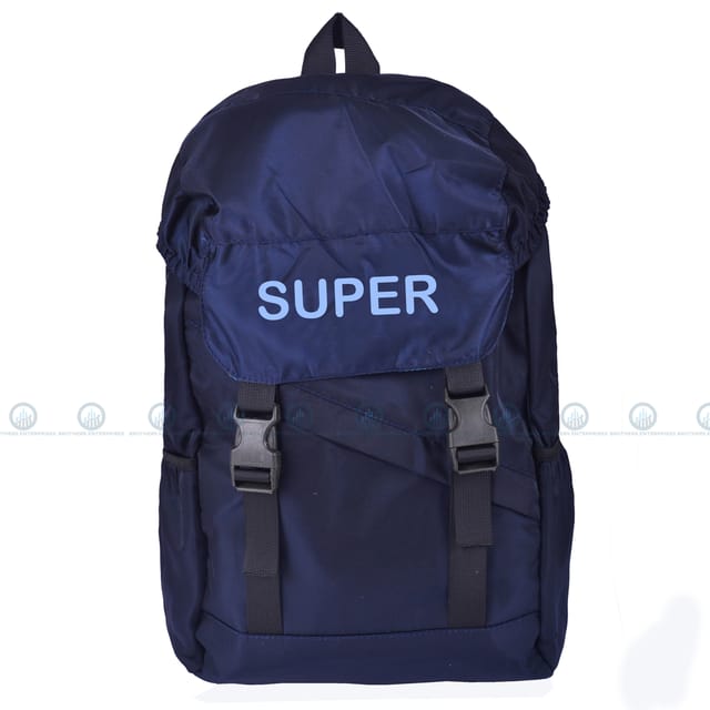 new soft super blue school college backpack