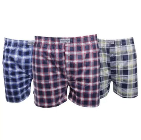 Pack Of 3 Checkered Boxers For Men
