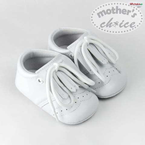 Mother's Choice Infant Baby Soft Sole Shoes (white/ It11561)