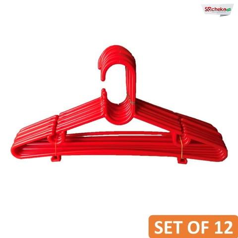 Stylish Plastic Hanger (12 Pieces)