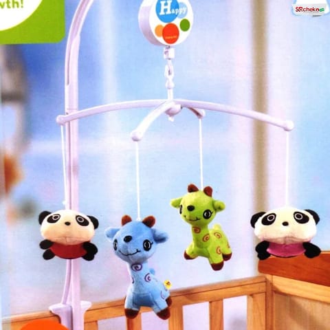 Happy Shaking Bed Bell With Teddy Bears