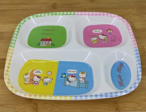 Baby Plates with four divided section 7109