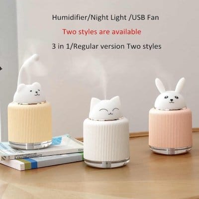 300ml Humidifier Adorable Pet Lamp Aromatherapy Oil Diffuser