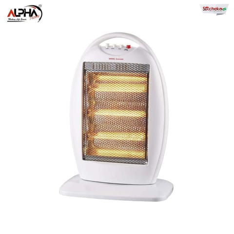 Alpha Home Halogen Heater With 3 Heating Levels-1200W