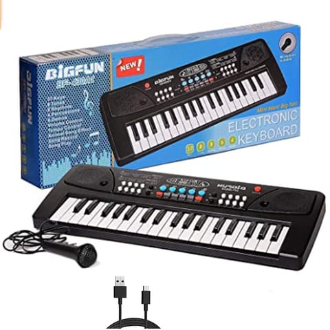 Big-fun Piano BF- 430 A1 Keyboard Toy With DC Power, Mic and Recording Function(Mini)