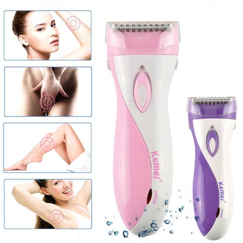 Kemei KM-3018 Electric Rechargeable r Hair Remover Epilator For Whole Body Use