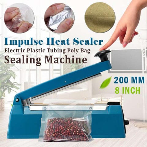250 CM 10 Inch Impulse Heat Sealer 300 mm 250 wt. Electric Plastic Tubing Poly Bag Sealing Machine