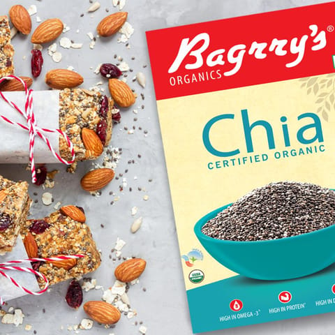 Bagrrys Organic Chia Seeds 150 Gm Box