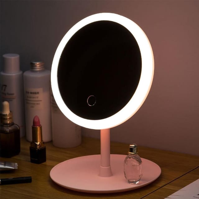 Makeup Mirror LED Fill Light With Storage