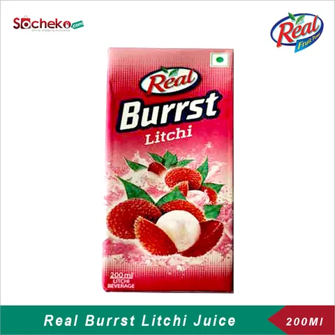 Real Burrst Litchi Juice 200 ML