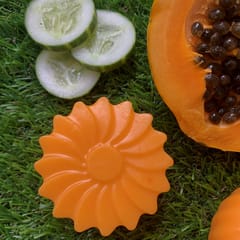 Sukham Handmade - Papaya soap - 85-90 gms