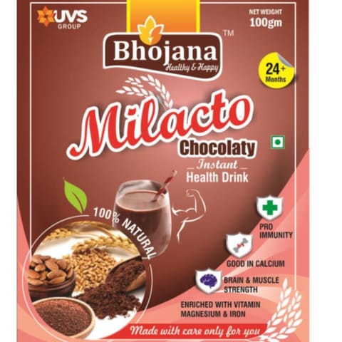 Bhojana Foods - Milacto Chocolaty Instant Health Drink