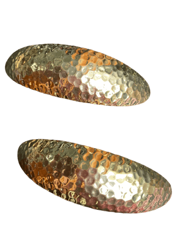 XclusivZ- Gold Colour Metal Clips - Gloss Finish