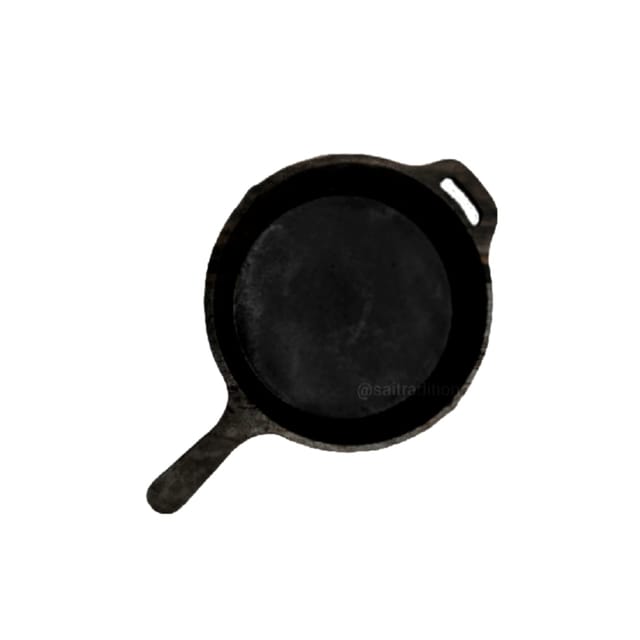 Sai Traditionals - Cast Iron Seasoned Skillet - 10 & 12 inches