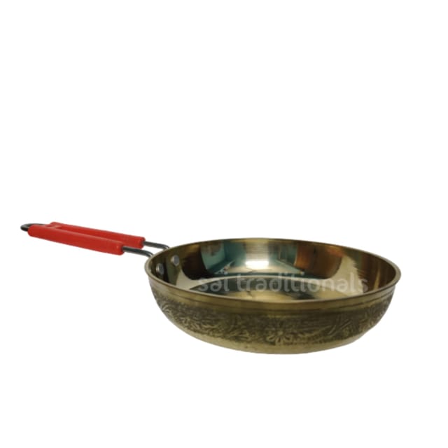 Sai Traditionals -Brass Skillet - 8 inches/ 9 inches