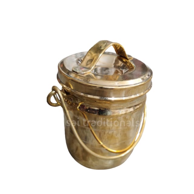 Brass Kadai for Cooking With Tincoated