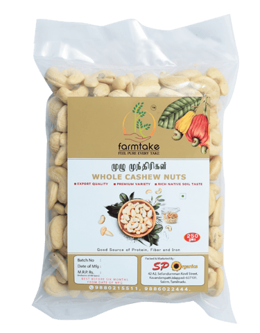 Farmtake -  Full Cashews ( Export Quality Grade - A CashewNuts)