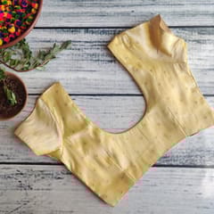 Dhinam-The Assorted-Yellow B-Readymade Blouse