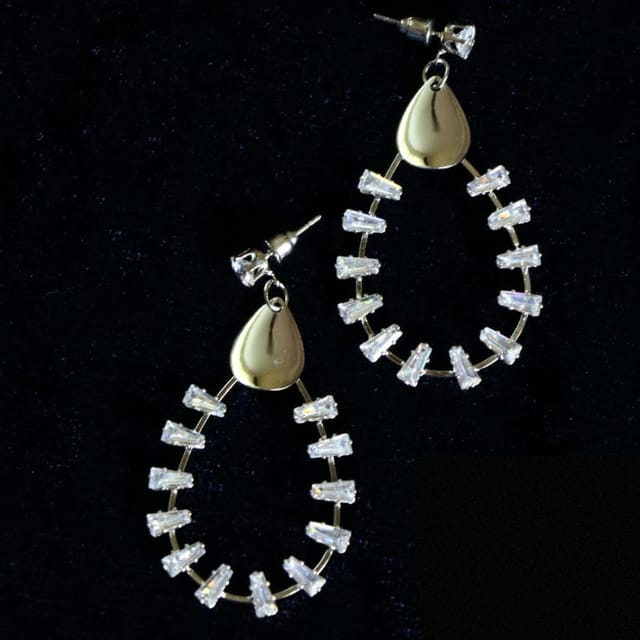 Abarnika- AD stones western earrings