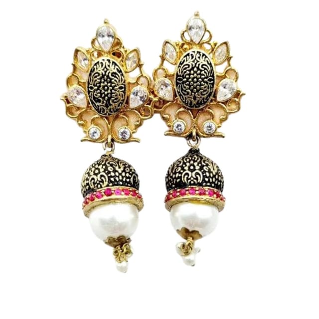 Abarnika- Traditional statement earrings