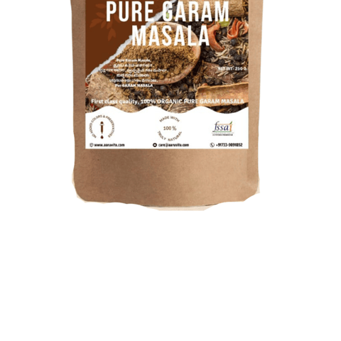 Aaruvita Organic Pure Garam Masala 200gms
