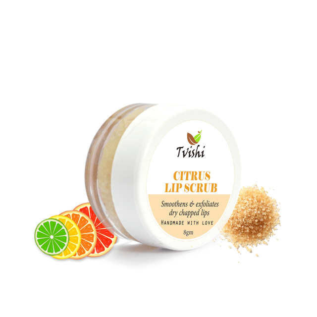 Tvishi Handmade -  Citrus Lip Scrub - 8 gms