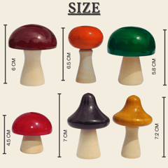 Geltoys - Wooden Mushroom Set
