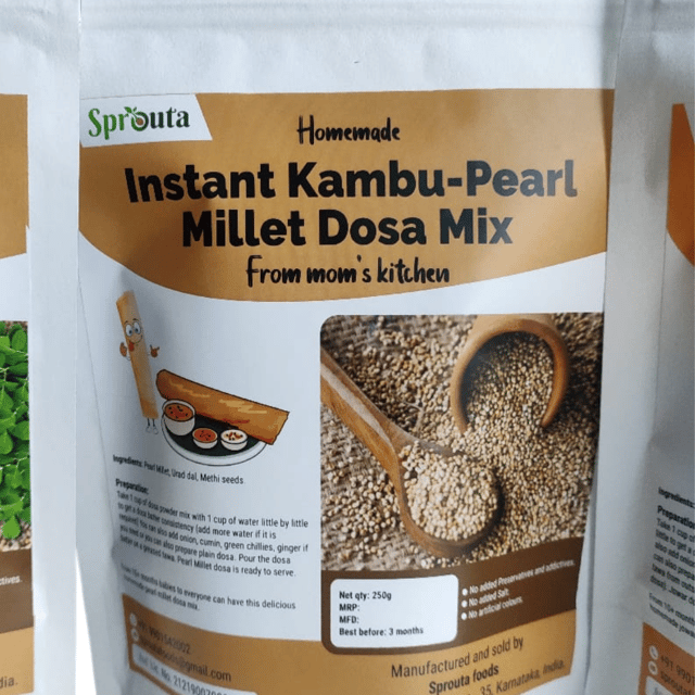 Sprouta Foods - Kambu Dosa Mix