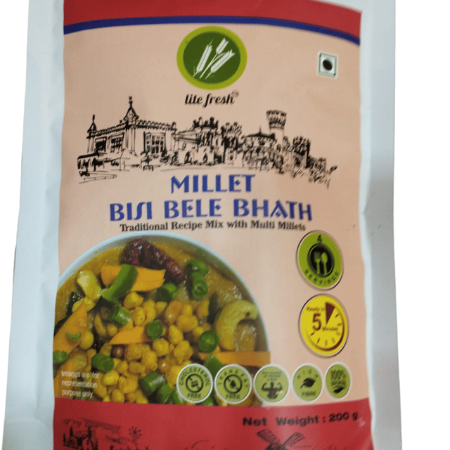 Thinai Organics - Millet Bisibelebhath Mix - 200gms
