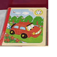Wooden book puzzle