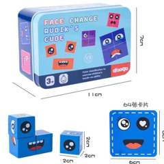 Face changing cubes