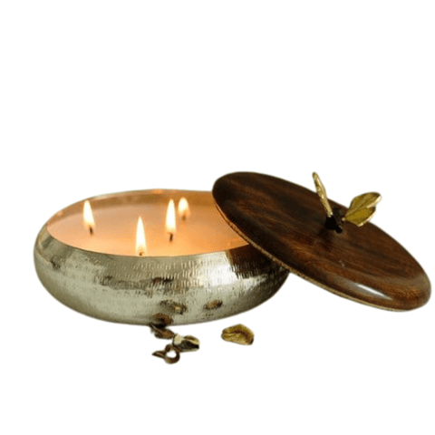 Butterfly Wood +Metal Candle
