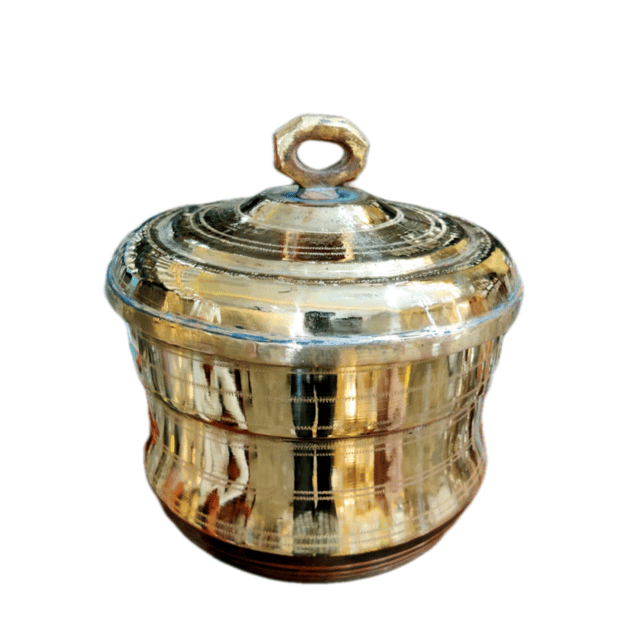 Sai Traditionals - Brass / Pithalai Idly Steamer (With Tin Lining)