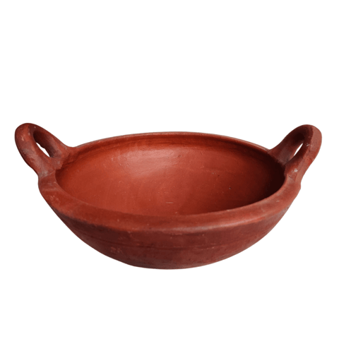 Sai Traditionals - Clay Kitchenwares  - Clay Kadai - 10 "