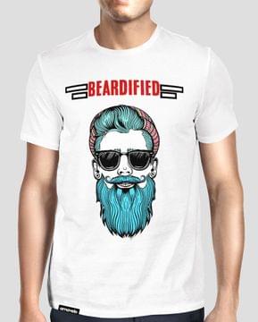 Beardified Round Neck T-Shirt Beardified Round Neck T-Shirt