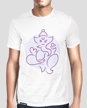 Ganesha Round Neck T-Shirt Ganesha Round Neck T-Shirt