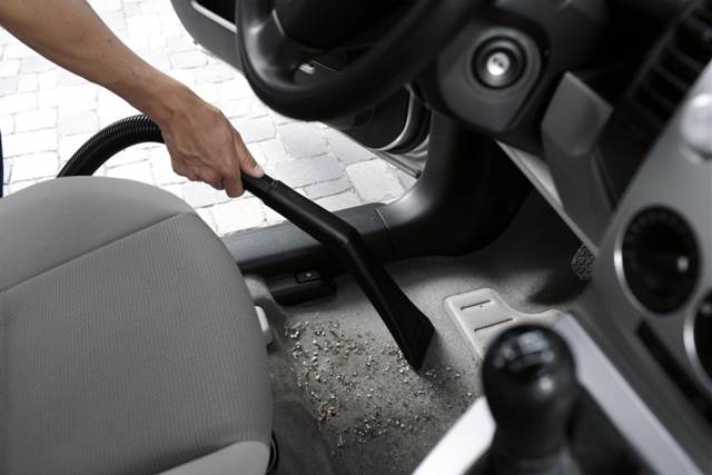 Vacuuming your car