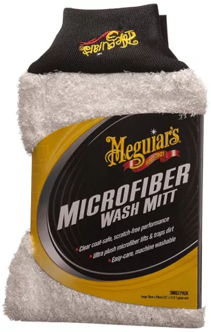 MEGUAIR'S MICROFIBER WASH MITT MEGUAIR'S MICROFIBER WASH MITT