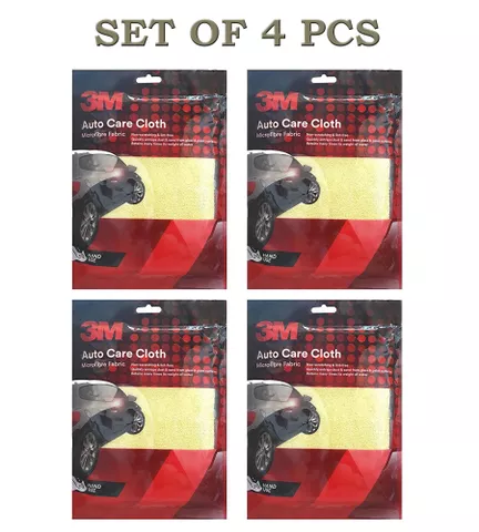 3M AUTO CARE CLOTH - MICROFIBRE FABRIC (PACK OF 4PCS) 3M AUTO CARE CLOTH - MICROFIBRE FABRIC (PACK OF 4PCS)