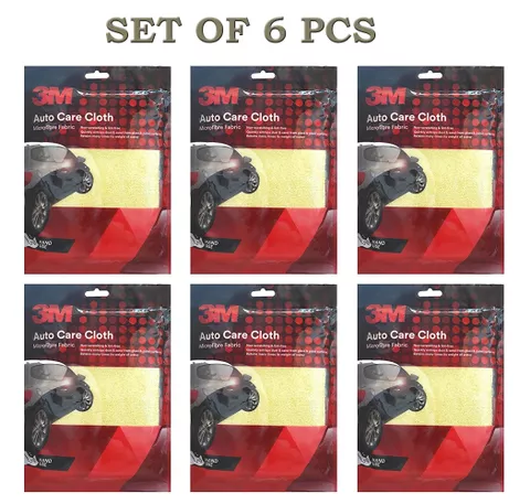 3M AUTO CARE CLOTH - MICROFIBRE FABRIC (PACK OF 6PCS) 3M AUTO CARE CLOTH - MICROFIBRE FABRIC (PACK OF 6PCS)