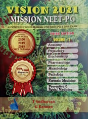 Vision 2021 Mission NEET PG 3rd Edition 2020 (2 Vols) by Sudarshan