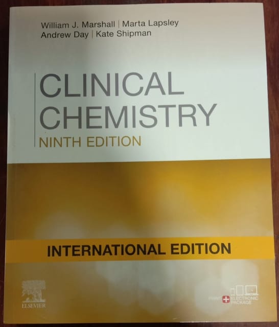 Clinical Chemistry 9th International Edition 2020 by Marshall