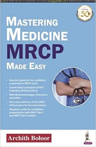 Mastering Medicine MRCP Made Easy 1st Edition 2020 by Archith Boloor