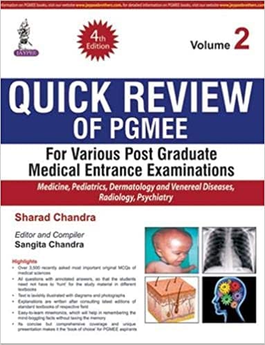 Quick Review of PGMEE (Volume 2) 2016 by Sharad Chandra