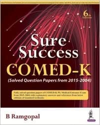Sure Success Comed K (Solved Question Papers From 2015-2004) 2016 by B Ramgopal