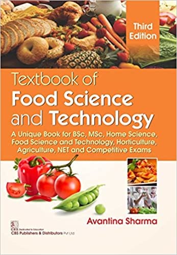 Textbook of Food Science and Technology 3rd Edition 2019 by A Sharma